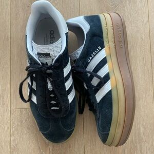 Adidas Gazelle Black and White Men's Shoes